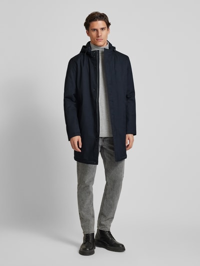 Peek & Cloppenburg Roy RobsonParka mit Eingrifftaschen in marine Versandkostenfrei