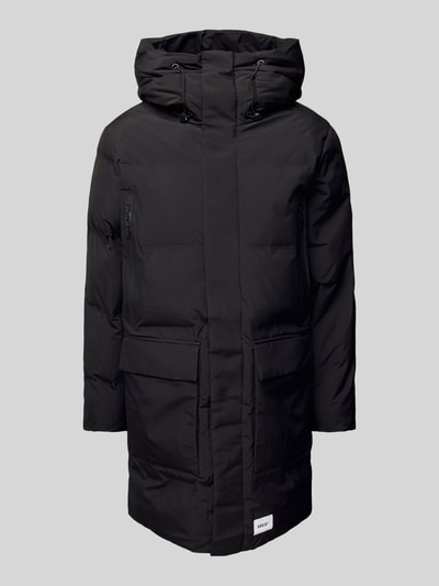 Peek & Cloppenburg khujoJacke mit Kapuze Modell 'Hant' in black Großer Ausverkauf