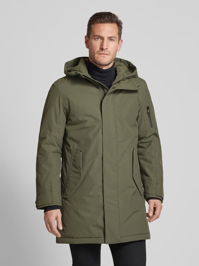 Peek & Cloppenburg G-LABParka mit Eingrifftaschen Modell 'TRACER' in oliv melange Begrenztes Angebot