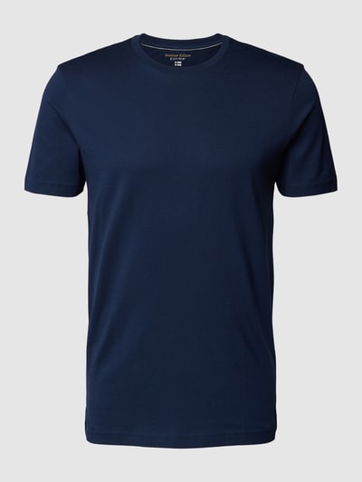 Peek & Cloppenburg Christian Berg MenT-Shirt mit Rundhalsausschnitt in dunkelblau Preisnachlass
