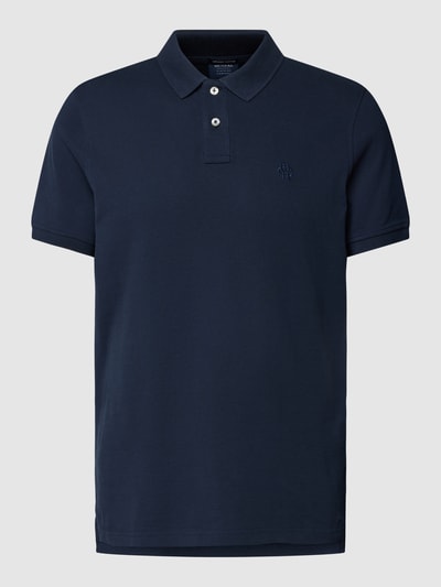 Peek & Cloppenburg MCNEALPoloshirt mit Label-Stitching in dunkelblau Saisonschlussverkauf