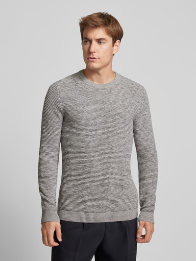Peek & Cloppenburg SELECTED HOMMEStrickpullover mit Rundhalsausschnitt Modell 'NEWVINCEBUBBL' in sand Tägliche Deals