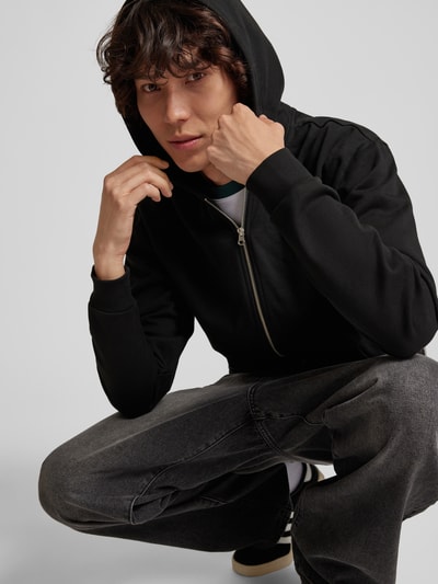 Peek & Cloppenburg REVIEWEssentials Zip Hoodie in black Riesige Ersparnisse