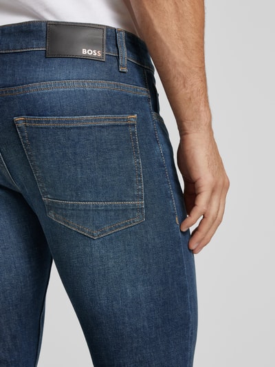 Peek & Cloppenburg BOSS OrangeSlim Fit Jeans im 5-Pocket-Design Modell 'Delaware' in jeansblau Tiefpreis