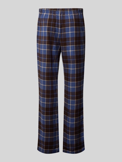 Peek & Cloppenburg Christian Berg MenRegular Fit Pyjama-Hose mit Tunnelzug in rauchblau Kostenlose Rückgabe