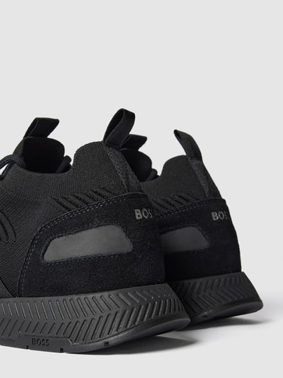 Peek & Cloppenburg BOSSSneaker mit Label-Details Modell 'Titanium_Runn' in black JETZT KAUFEN