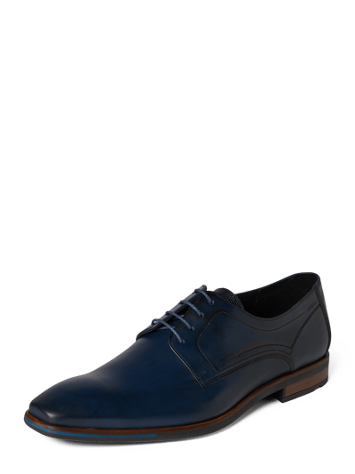 Peek & Cloppenburg LloydDerby aus Glattleder in dunkelblau Neueste Stile