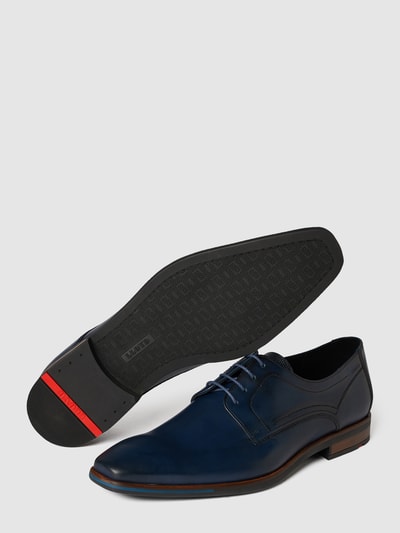 Peek & Cloppenburg LloydDerby aus Glattleder in dunkelblau Neueste Stile