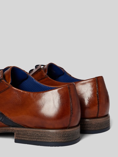 Peek & Cloppenburg bugattiDerby-Schuhe aus echtem Leder Modell 'Lero' in cognac Bis zu 65% Rabatt