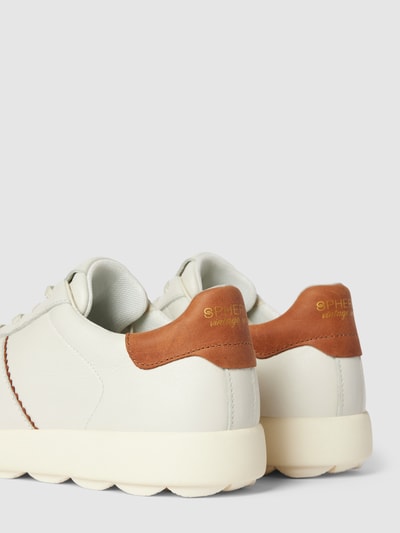 Peek & Cloppenburg GeoxDerby-Schuhe mit flachem Absatz in weiss Nur noch ein Tag übrig