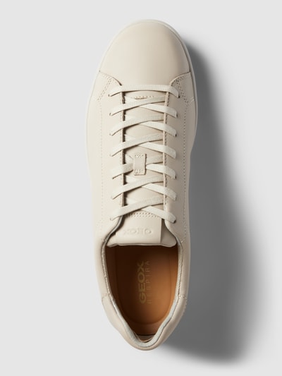 Peek & Cloppenburg GeoxSneaker aus Leder mit Label-Detail in beige Riesige Rabatte