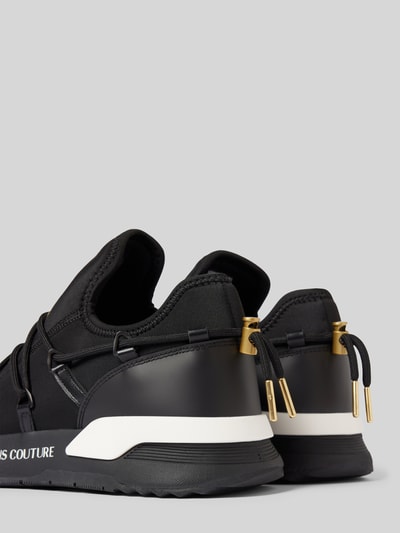 Peek & Cloppenburg Versace Jeans CoutureSlip-on-Sneaker mit Label-Statement Modell 'FONDO DYNAMIC' in black zollfrei