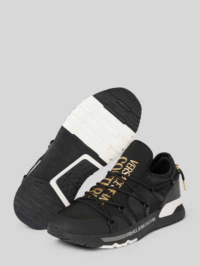 Peek & Cloppenburg Versace Jeans CoutureSlip-on-Sneaker mit Label-Statement Modell 'FONDO DYNAMIC' in black zollfrei