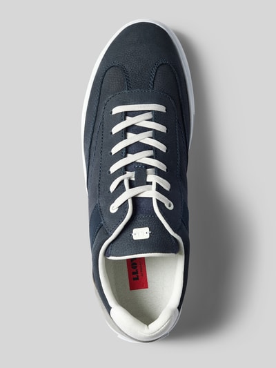 Peek & Cloppenburg LloydLedersneaker in Two-Tone-Machart Modell 'Edik' in marine Rabatte dieses Monats