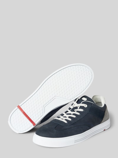 Peek & Cloppenburg LloydLedersneaker in Two-Tone-Machart Modell 'Edik' in marine Rabatte dieses Monats