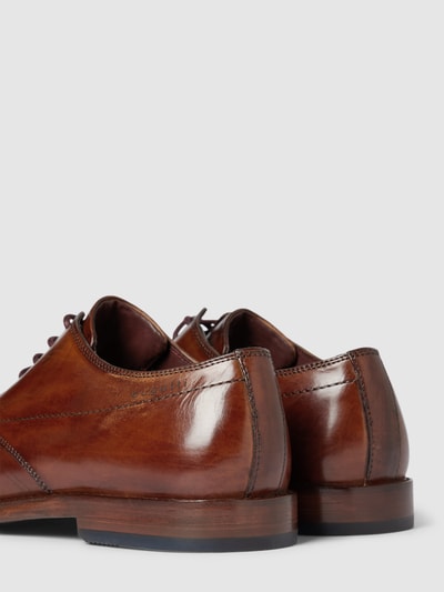 Peek & Cloppenburg bugattiSchnürschuhe in unifarbenem Design Modell 'Mansaro' in cognac 2025