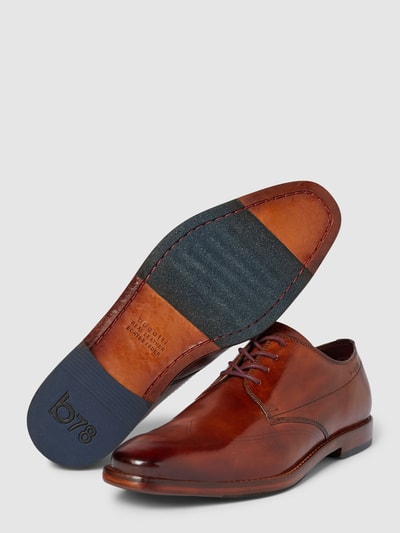 Peek & Cloppenburg bugattiSchnürschuhe in unifarbenem Design Modell 'Mansaro' in cognac 2025