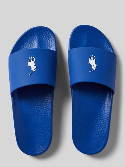 Peek & Cloppenburg Polo Ralph LaurenSlides mit Label-Prägung in royal Auslauf