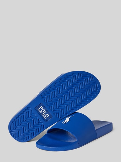 Peek & Cloppenburg Polo Ralph LaurenSlides mit Label-Prägung in royal Auslauf