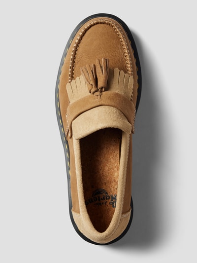Peek & Cloppenburg Dr. MartensTassel-Loafer mit labeltypischen Nähten Modell 'Adrian' in beige Schlussverkauf