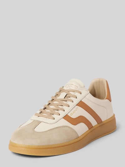 Peek & Cloppenburg GantSneaker aus echtem Leder in beige Günstiger Verkauf