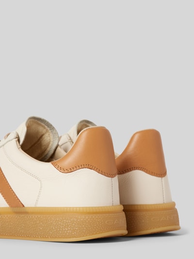 Peek & Cloppenburg GantSneaker aus echtem Leder in beige Günstiger Verkauf