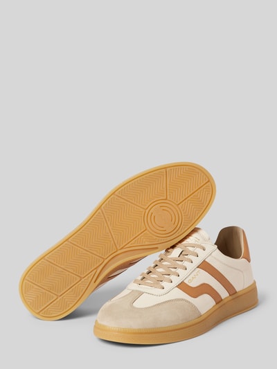 Peek & Cloppenburg GantSneaker aus echtem Leder in beige Günstiger Verkauf