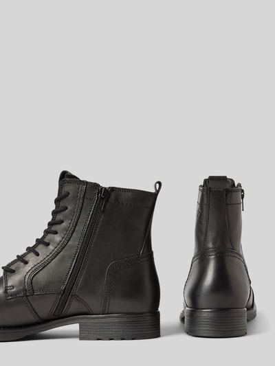 Peek & Cloppenburg Jack & JonesBoots aus Leder Modell 'RUSSEL' in black Limitierter Zeitrabatt