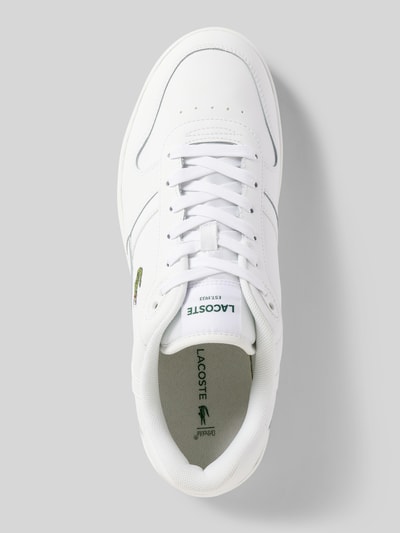 Peek & Cloppenburg LacosteLedersneaker mit Logo-Stitching in weiss Fabrikpreis