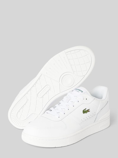 Peek & Cloppenburg LacosteLedersneaker mit Logo-Stitching in weiss Fabrikpreis