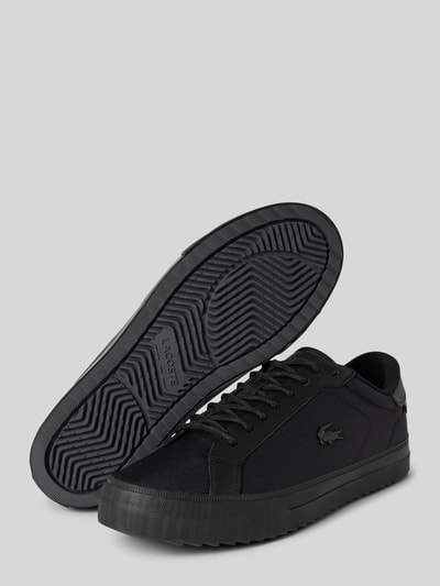 Peek & Cloppenburg LacosteSneaker mit Logo-Applikation Modell 'POWERCOURT' in black Großer Ausverkauf