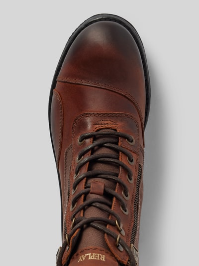 Peek & Cloppenburg ReplayBoots mit Reißverschluss Modell 'PACK BIKER' in cognac Preisnachlass