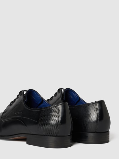 Peek & Cloppenburg bugattiDerby aus Leder Modell 'Mattia' in black Saisonschlussverkauf