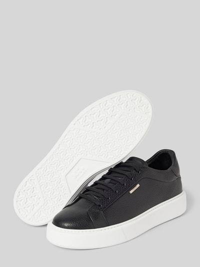 Peek & Cloppenburg Antony MoratoLedersneaker mit Label-Detail Modell 'ARTEM IN TUMBLED LEATHER' in black Cyber Monday