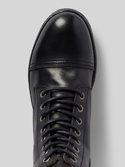 Peek & Cloppenburg ReplayBoots aus Leder mit Reißverschluss Modell 'PHIM' in black Weihnachtsangebot