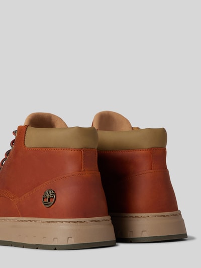 Peek & Cloppenburg TimberlandLederboots mit Logo-Applikation Modell 'Maple Grove' in mittelbraun Valentinstagsangebot
