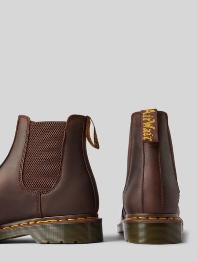Peek & Cloppenburg Dr. MartensChelsea Boots aus Leder mit Ziernaht in mittelbraun Jubiläumsangebot