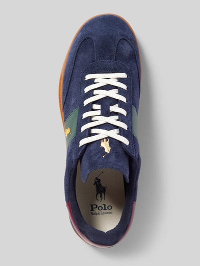 Peek & Cloppenburg Polo Ralph LaurenLedersneaker mit Logo-Stitching in marine Top Angebot