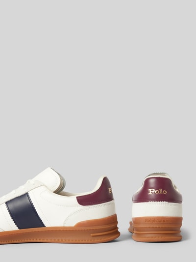 Peek & Cloppenburg Polo Ralph LaurenSneaker aus Leder mit Logo-Stitching Modell 'AERA' in weiss Blitzangebot