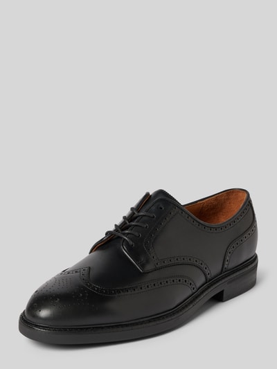 Peek & Cloppenburg Polo Ralph LaurenDerby-Schuhe aus Leder Modell 'ASHER' in black Bestseller