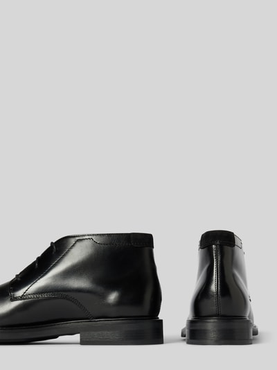 Peek & Cloppenburg GantDerby-Schuhe aus echtem Leder Modell 'Fairkon' in black Räumungsverkauf