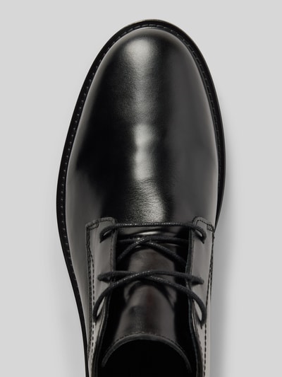 Peek & Cloppenburg GantDerby-Schuhe aus echtem Leder Modell 'Fairkon' in black Räumungsverkauf