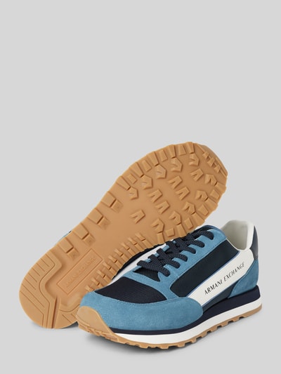 Peek & Cloppenburg ARMANI EXCHANGESneaker mit Label-Print in marine Kauf eins, bekomm eins gratis