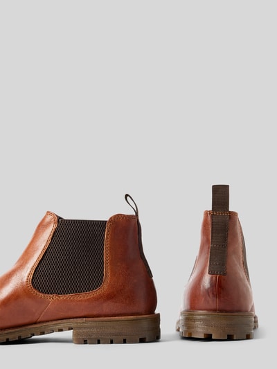 Peek & Cloppenburg bugattiAnkle Boots aus Leder Modell 'Kosta' in cognac Neueste Stile