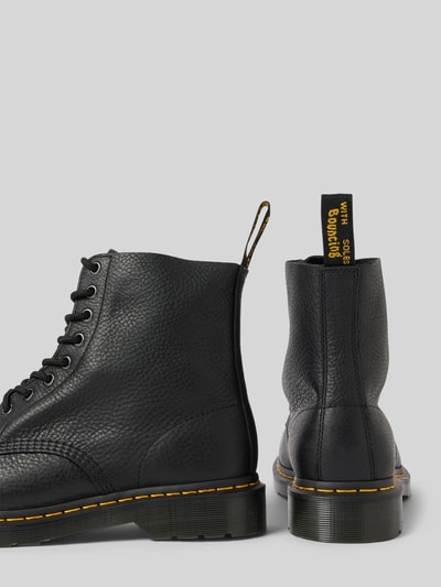 Peek & Cloppenburg Dr. MartensSchnürboots aus Leder mit Ziernaht Modell 'Eye' in black Zeitbegrenzte Promotion