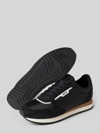 Peek & Cloppenburg BOSSSneaker mit Label-Print in black Vierteljährliche Förderung