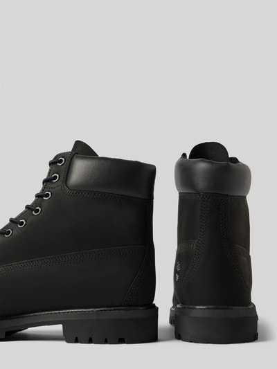 Peek & Cloppenburg TimberlandSchnürboots aus Leder mit Logo-Detail in black Clearance-Verkauf