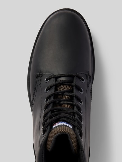 Peek & Cloppenburg Blauer USASchnürstiefel mit Label-Detail Modell 'GUANTANAMO' in black Begrenzt auf 3 Tage