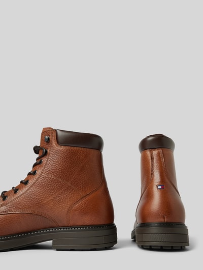 Peek & Cloppenburg Tommy HilfigerLederboots mit Label-Details in cognac Speichern exportieren