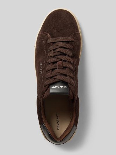 Peek & Cloppenburg GantSneaker aus Leder mit Label-Detail Modell 'Mc Julien' in dunkelbraun zollfrei